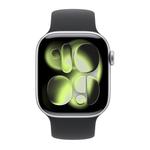 Умные часы Apple Watch Series 11 (GPS), 46 мм, Silver Aluminum Case/Black Solo Loop - Size 2 - фото 2