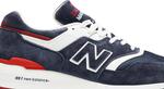 Кроссовки New Balance 997, темно-синий/красный/белый - фото 3