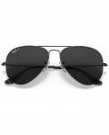 Поляризованные солнцезащитные очки унисекс aviator total black, rb3025 58 Ray-Ban, мульти - фото 6