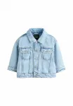 Джинсовая куртка Next, Bleach Denim - фото