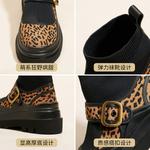 Ботильоны женские высокие коричневый/черный Joy&Mario - фото 12