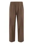 Плиссированные брюки A Paper Kid, коричневый - фото