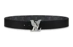 LOUIS VUITTON Мужской кожаный ремень, Черный - фото 2