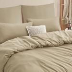 Комплект постельного белья RUIKASI, 3 предмета, 200х200/80x80, хаки - фото 4