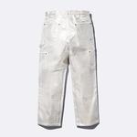 Брюки Supreme x MM6 Maison Margiela Foil Double Knee Painter, серебряный - фото 2