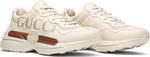 Кроссовки Gucci Rhython Leather Sneaker Logo, белый - фото 9