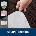 Коврик для ванной Olanly, 60х40 см, темно-коричневый - фото 5