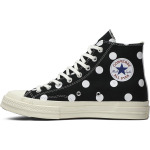 Кроссовки Converse Comme des Garçons x Chuck Taylor All Star 70 Hi Black Polka Dot, черный - фото 3