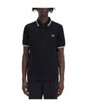 Рубашка Поло Iconic с двумя кончиками Fred Perry, черный - фото