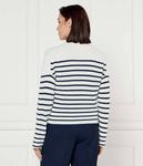 Свитер женский Tommy Hilfiger шерстяной с воротником на пуговицах, белый - фото 3