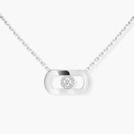 Колье Messika So Move, белое золото/бриллианты - фото 2