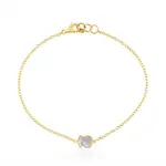 Браслет Tous XXS Bear, золото/перламутр - фото