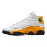 Кроссовки Nike Air Jordan 13 Retro, белый/желтый - фото