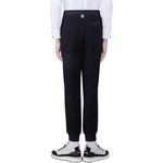 Фактурные вязаные спортивные брюки THOM BROWNE, синий - фото 4