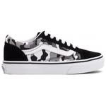 Кроссовки A Bathing Ape X Vans Old Skool Skateboard Shoes Unisex Low-Top Black White - фото 3