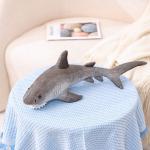 Gray Shark Dolls Plush Doll 60cm Height LEWAHON - фото 5