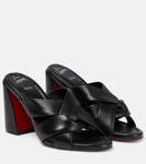 Кожаные мюли Dispo Club Christian Louboutin, черный - фото