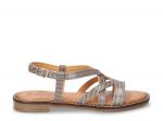 Сандалии Bella Vita Tya Sandal, Grey Croc Print Leather - фото 5