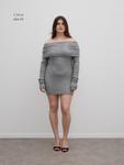 Вязаное платье R├ЖRE by Lorena Rae, mottled grey - фото 7