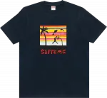 Футболка Supreme Dunk Tee 'Navy', синий - фото