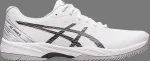 Кроссовки gel game 9 'white black' Asics, белый - фото