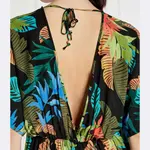 Тропическое вечернее платье Desigual, черный - фото 4