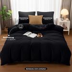 Комплект постельного белья Utopia Bedding, 3 предмета, 260x240/65x65 см, черный - фото 3