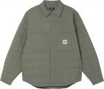 Рубашка Stussy Quilted Fatigue Shirt 'Green', зеленый - фото