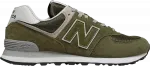 Кроссовки New Balance 574, белый/светло-зеленый - фото