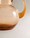 Кувшин Zara Home Bubble-effect Glass, персиковый - фото 5