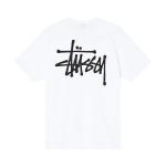 Футболка Stussy Basic Logo Tee 'White', белый - фото 3
