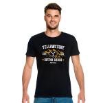 Футболка Ranch Logo для болельщиков Йеллоустона черная - фото