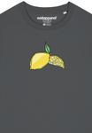 Футболка с принтом LEMON watapparel, антрацит - фото 3
