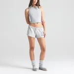 Skims Топ-майка женская LIGHT HEATHER GREY/Light Heather Gray - фото 5