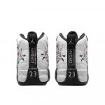 Кроссовки Nike Air Jordan 12 Retro, белый/черный - фото 5
