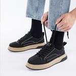 Кеды JOSINY Skateboard Shoes Men Low-Top, черный - фото 13