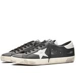 Кроссовки Golden Goose Super-Star со звездой, черный - фото