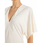 Платье Replay W9211.000.85360 short sleeve midi, белый - фото 3