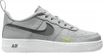 Кроссовки Nike Air Force 1 Low GS 'Light Smoke Grey', серый - фото