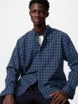 Рубашка Uniqlo Broad Check Button Down, 69 темно-синий - фото 3