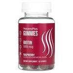 NaturesPlus Biotin Gummies Raspberry 5,000 mcg, 60шт - фото 2