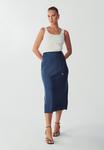 Юбка А-силуэта WILLA, синий - фото 7
