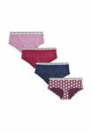Брифы Next RICH LOGO KNICKERS FOUR PACK, Navy Argyle/Purple - фото