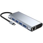 Док-станция CAMVATE 11-in-1 USB-C Multiport Adapter (Silver) C3408 - фото 2