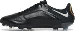 Бутсы Nike Tiempo Legend 9 Elite FG 'Black Metallic Gold', черный - фото 4