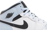 Кроссовки Air Jordan 1 Mid SE GS White Ice Blue, синий - фото 2