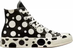 Кроссовки Converse Wmns Chuck 70 High Polka Dots - Black, черный - фото