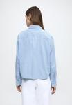 Блуза Marc O'Polo DENIM WOVEN BLOUSES, LSL, Blue Dusk/Light Blue - фото 3