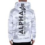 Худи Alpha Industries Back Print Camo, белый - фото 2