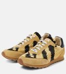 Кроссовки Slim Runner из бархата и замши Le Monde Béryl, Tiger - фото 4